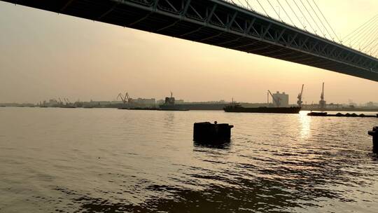 上海日落桥梁