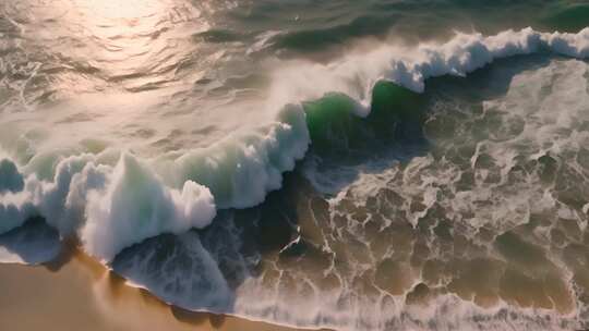 大海海浪视频素材模板下载