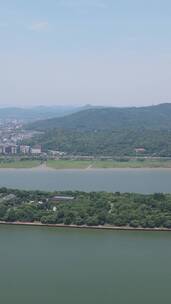 旅游景区湖南岳阳君山岛竖屏