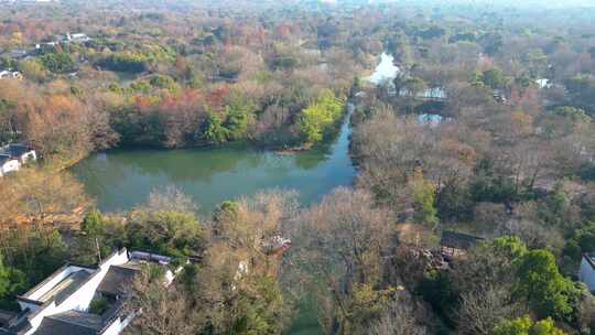 杭州市西湖区西溪湿地美景风景视频素材