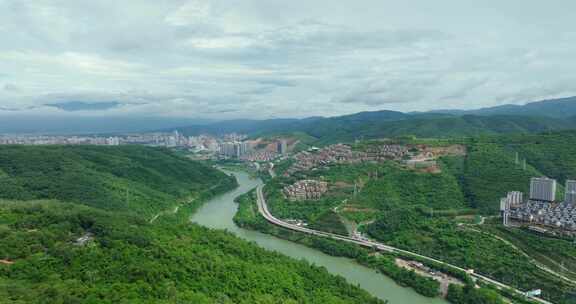 西双版纳 雨林 澜沧江 航拍3