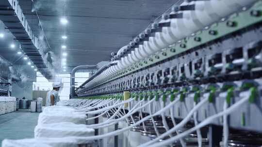 4K科技纺织厂视频素材模板下载