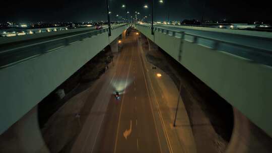 摩托车手，驾驶，道路，摩托车