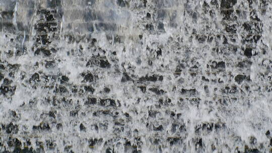 广场喷泉水景瀑布视频素材模板下载