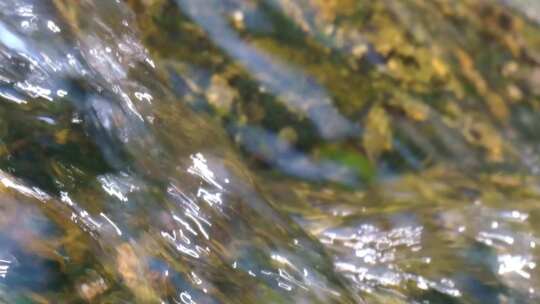 河边流水河流河水小溪山泉泉水水流升格大自