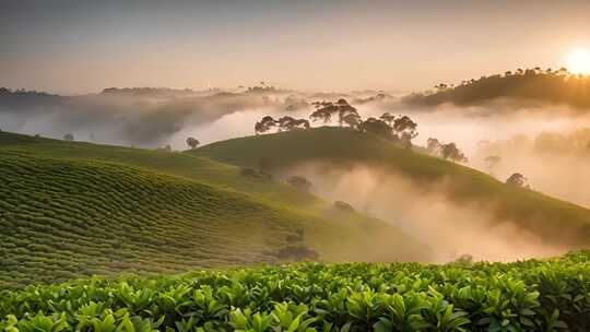 高山云雾茶园绿茶