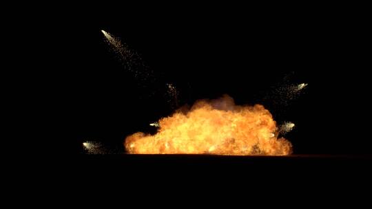 4k爆炸生成的多种火焰效果背景视频素材21