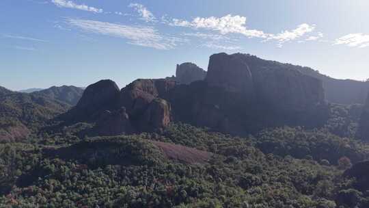 江西弋阳龟峰风景名胜区航拍