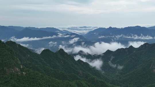 美丽中国河南伏牛山老界岭自然风光