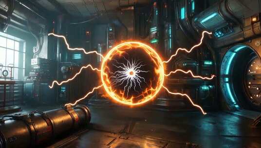 科技感空间能量球特效素材