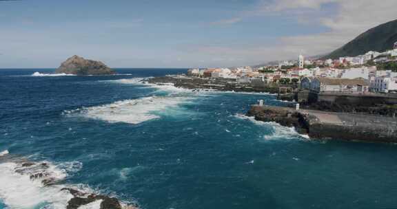 Garachico，特内里费岛，海洋，海