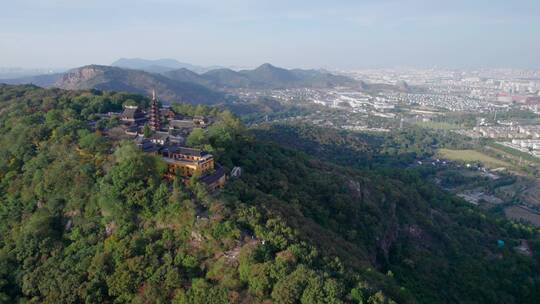 苏州灵岩寺航拍