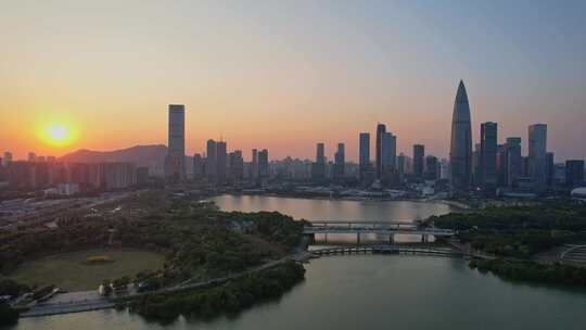 深圳日落