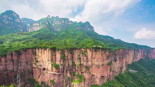 河南林州太行山万仙山景区郭亮村峡谷