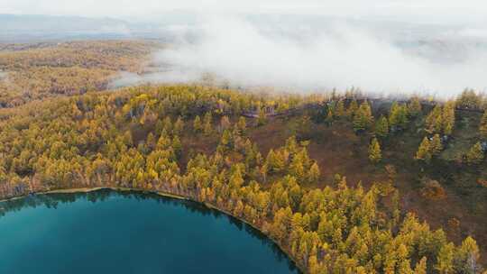 阿尔山森林公园 驼峰岭天池 大兴安岭 秋