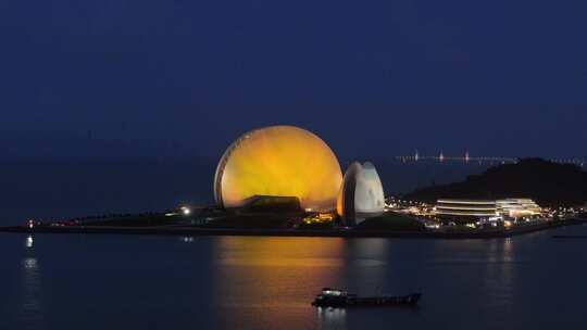 珠海日月贝夜景