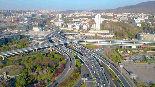 南京市城市地标航拍素材