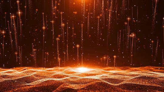 金色党政颁奖粒子舞台led大屏幕晚会