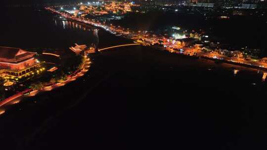 山东蓬莱八仙过海夜景