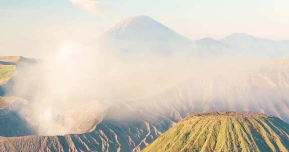 航拍印尼Bromo火山