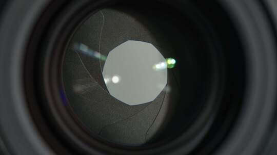 摄像机数码单反微单镜头光圈镀膜视频素材模板下载