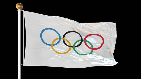 奥运五环旗循环