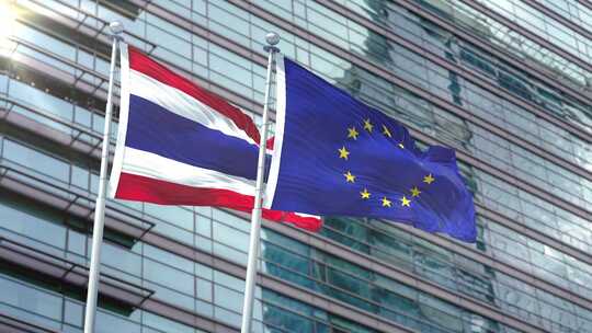 泰国国旗VS欧盟国旗