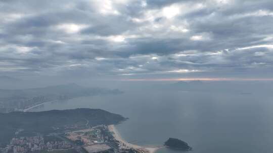 福建平潭岛巽寮湾航拍