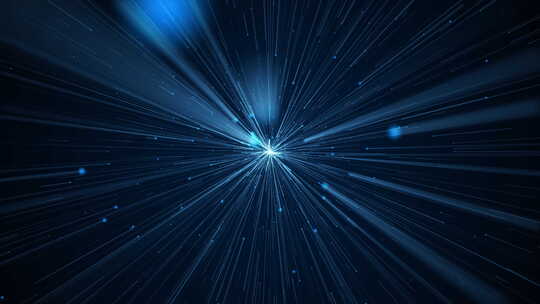 蓝色超空间扭曲速度恒星空间背景