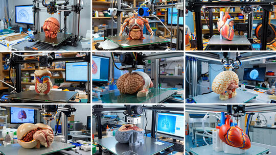 3D打印人体器官模型 医学3D打印技术
