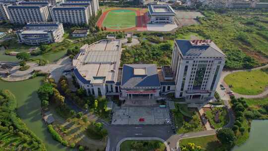 航拍福建农林大学旗山校区合集视频素材模板下载