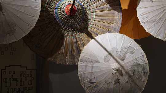 中国伞博物馆视频素材模板下载