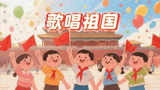 歌词祖国背景视频高清在线视频素材下载