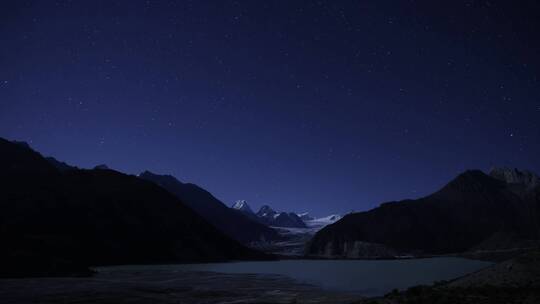 来古冰川的星空