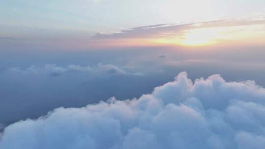 初秋的泰山，云海日出，晚霞夕照