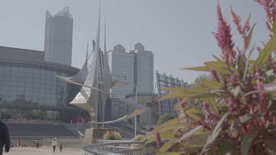 福建省福州市鼓楼区五一广场公园于山堂拍摄