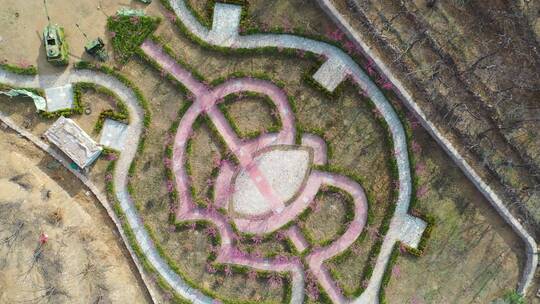 丘比特一箭双心形状的梅花园