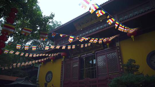 杭州西湖上天竺法喜禅寺江南寺庙4K视频合集