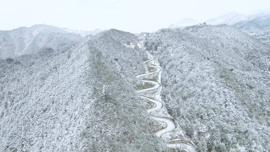 江西九江庐山风景区冬季雪景风光