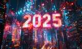 2025跨年音乐节vj未来赛博朋克蒸汽波高清在线视频素材下载