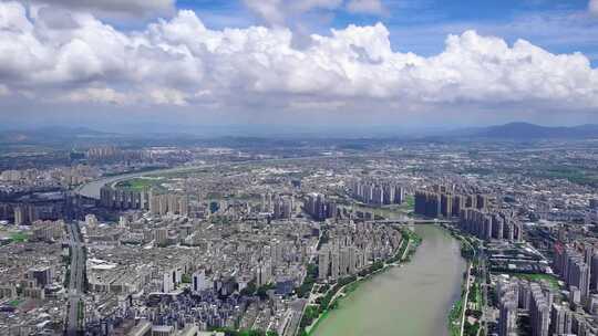 揭阳航拍全景 揭阳航拍 揭阳全景 揭阳延时