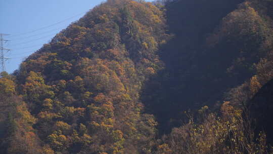 秦岭秋季风景