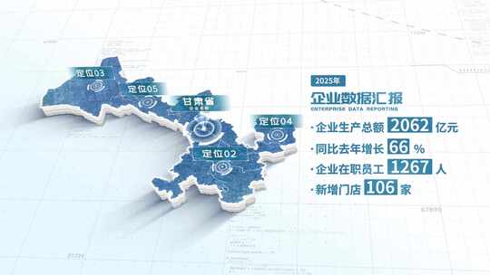 甘肃省地图数据展示