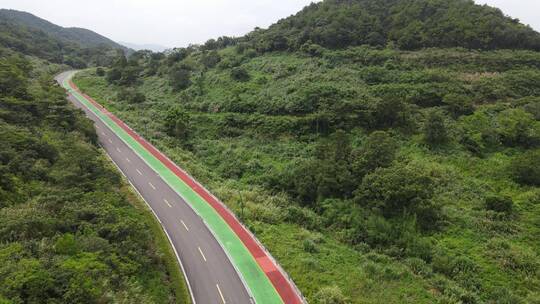 公路    散步路 公路 酒店 户外 航拍