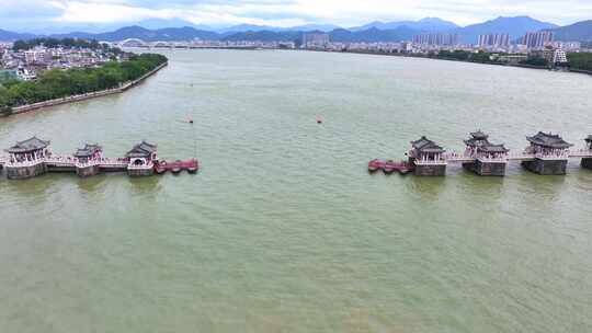 潮州市广济桥航拍