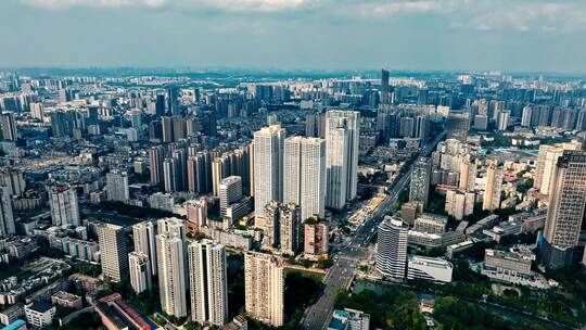 成都市城市建设锦江河流绿色城市