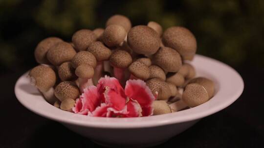海鲜菇蟹味菇蘑菇视频素材模板下载