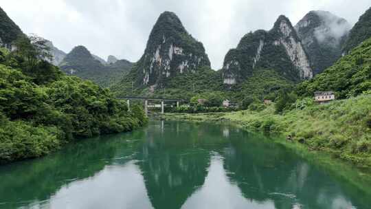 青山绿水群山大自然美景