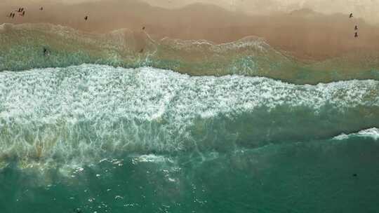蔚蓝大海海岸线美景视频素材模板下载