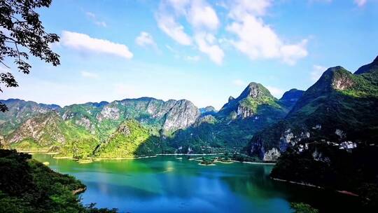 山水，日落，延时摄影，夏日绝美风景